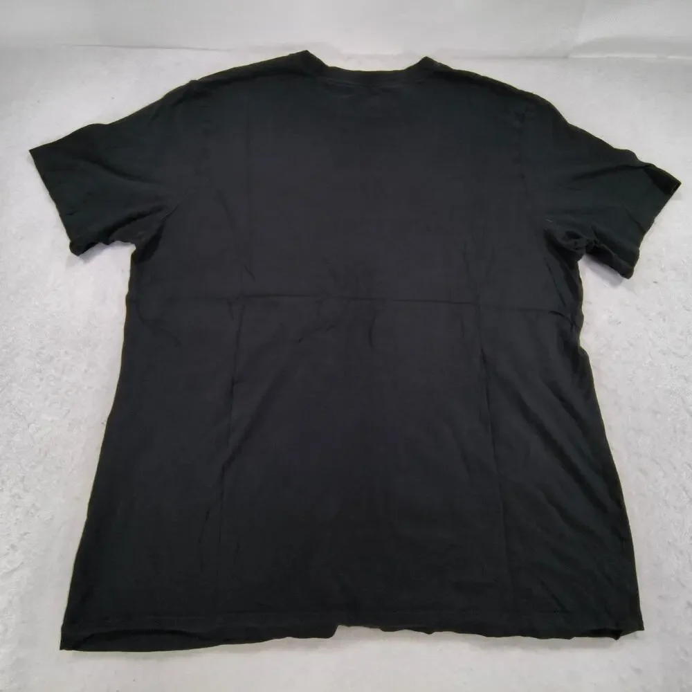 Nike Tee Graphic Crew Neck Short Sleeve Shirt Mens Size Large L Black Red White - Picture 8 of 8
